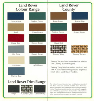 Broschüre Land Rover Farben - Seite 2