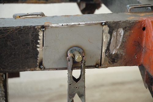 Reparaturblech Halterung Stabilisator hinten
